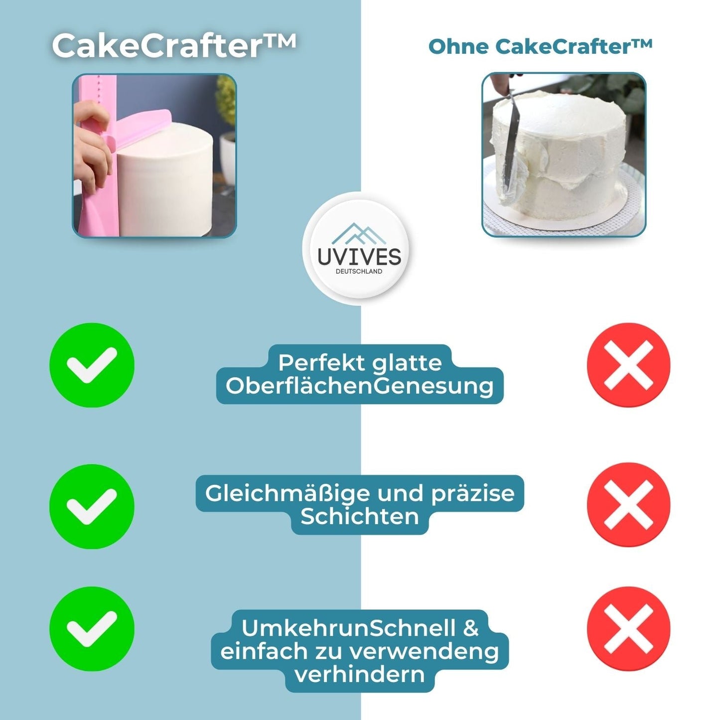 Adjustable Cake Smoother and Scraper Tool