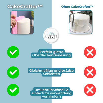 Adjustable Cake Smoother and Scraper Tool