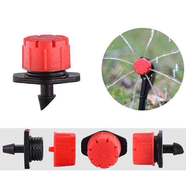 Drip Irrigation Nozzles with Adjustable Flow
