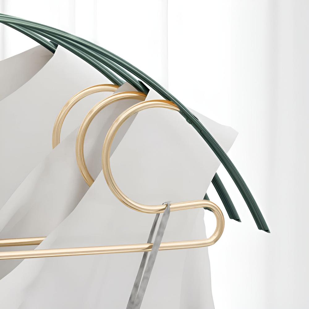 Elegant Aluminum Wardrobe Hangers | Set of 5