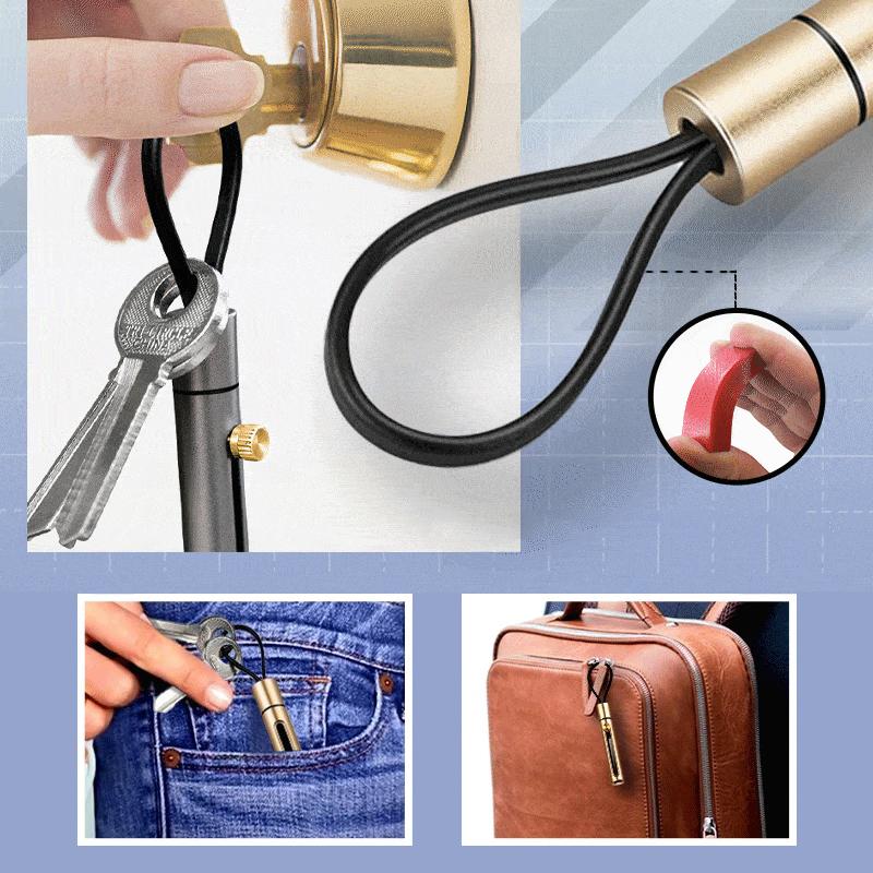 Keychain with Retractable Blade for Convenient Use