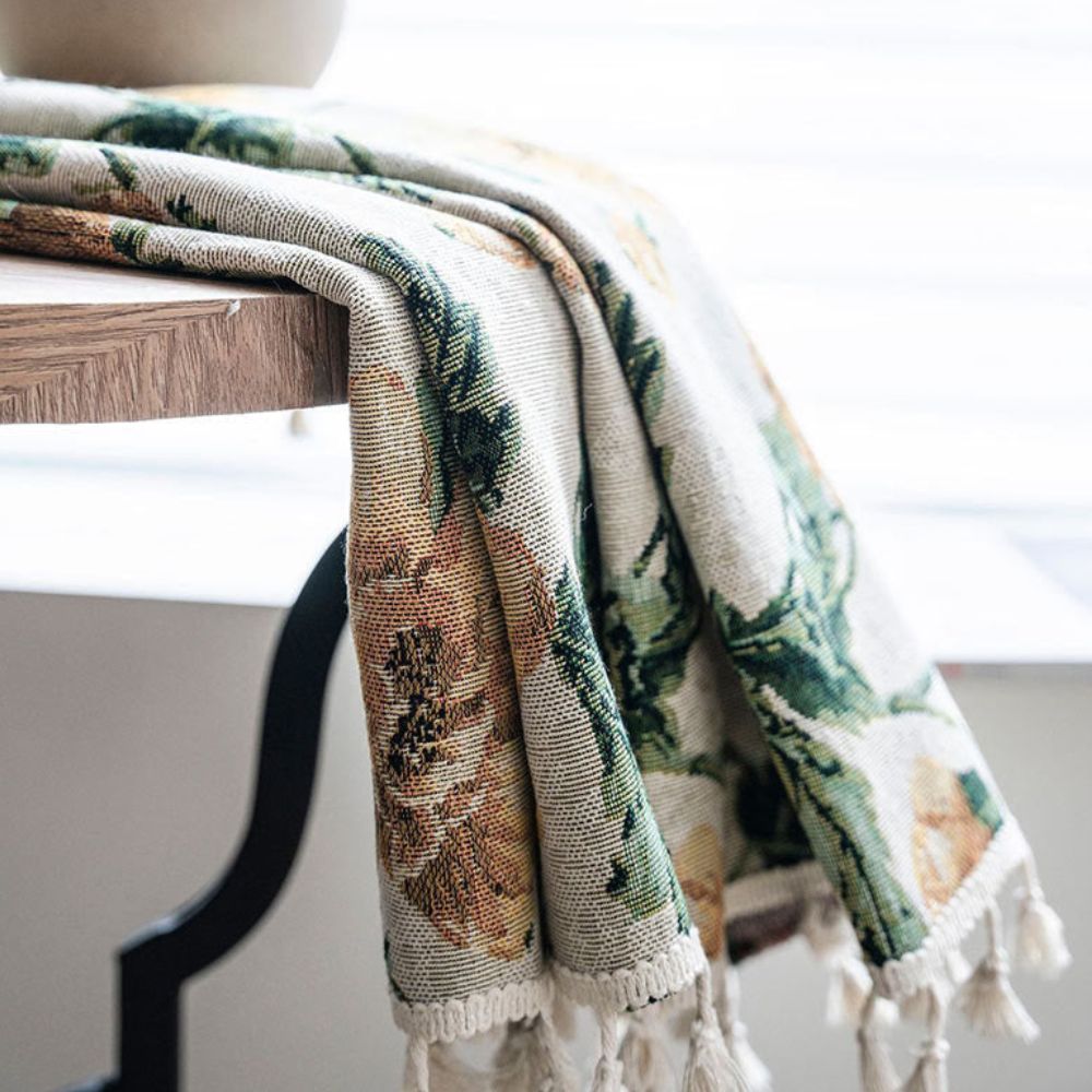 Serene Bloom Window Drapes