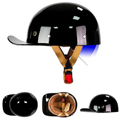 Motorcycle Baseball Helmet - DOT Certified