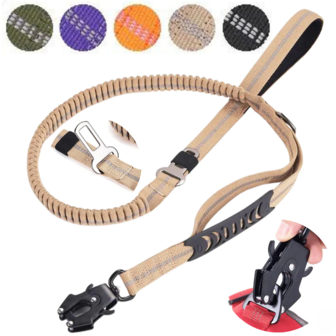Premium Elastic Dog Leash for Large Breeds