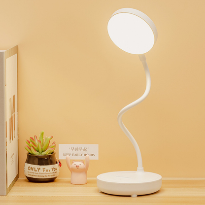 Touch-Controlled LED Desk Lamp with Adjustable Brightness Settings