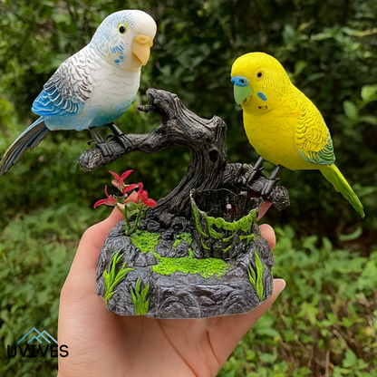 Talking Parrot for a Lively Spring Garden