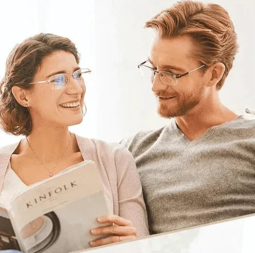 Progressive Reading Glasses with High Durability and Blue Light Filter