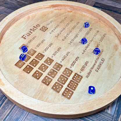 Farkle Dice Organizer Tray