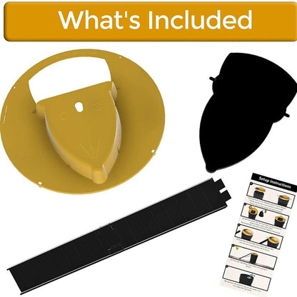 Flip and Slide Bucket Lid with Auto Reset – Rodent Trap