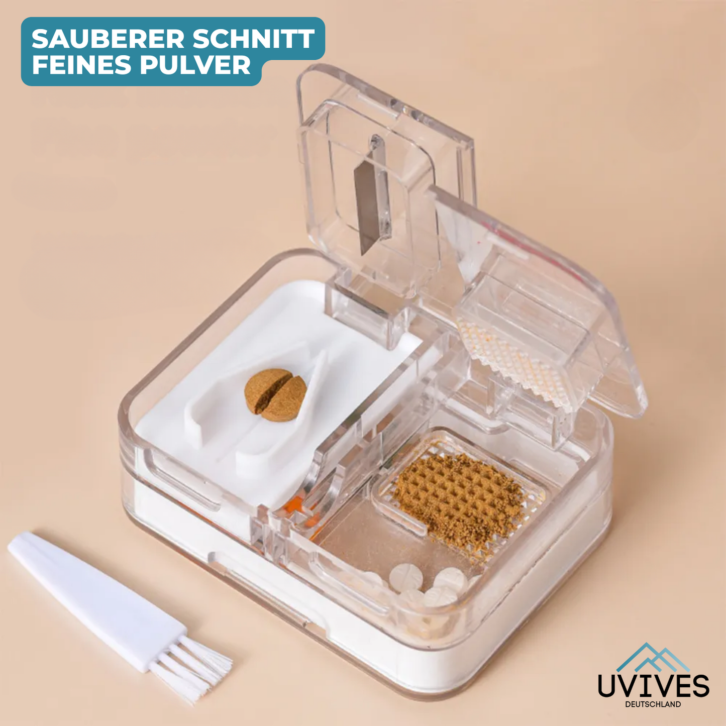 Buy One Get One Free | Smart 2-in-1 Pill Organizer with Built-in Cutter