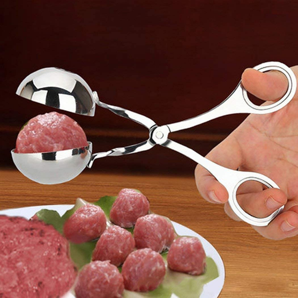 Perfectly Shaped Meatball Maker (+ 1 Bonus Mini Scoop)
