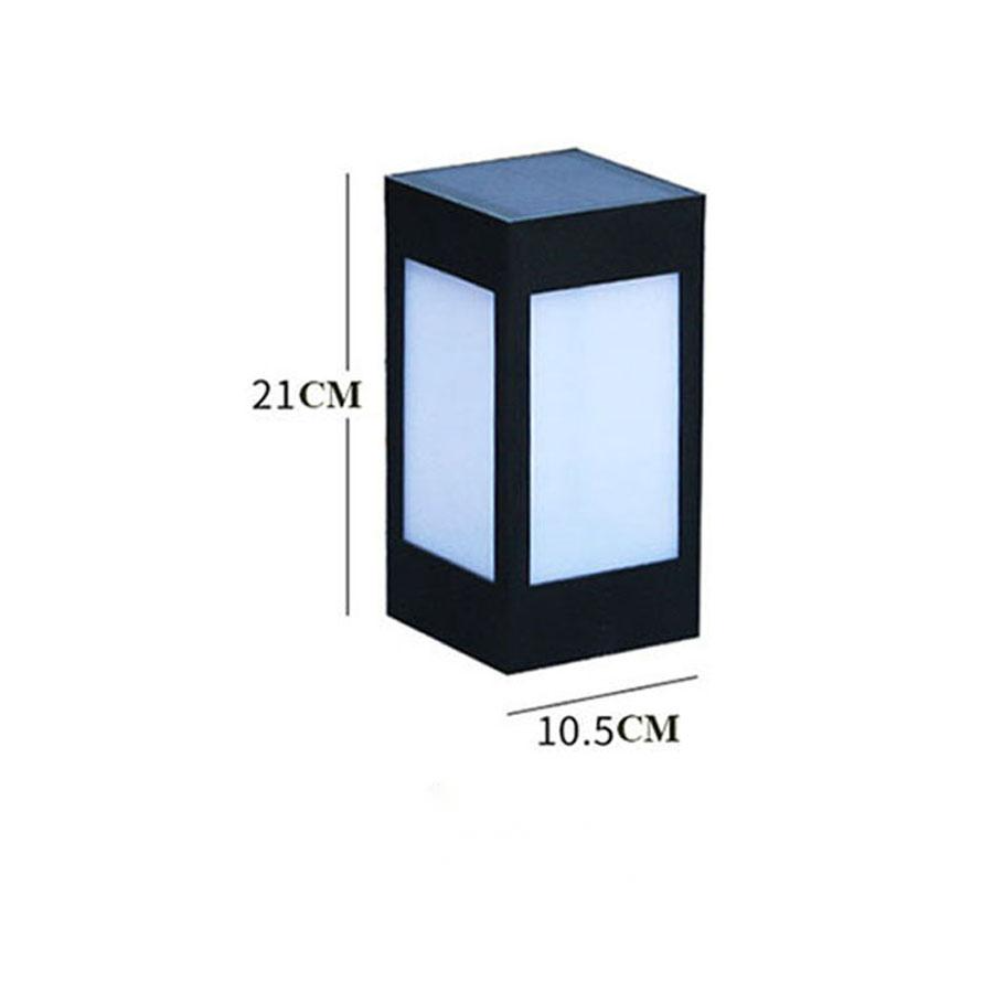 Square Solar LED Garden Lantern – Decorative Outdoor Lighting for Pathways and Patios
