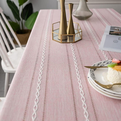 Chic Cotton-Linen Table Cover for Every Occasion