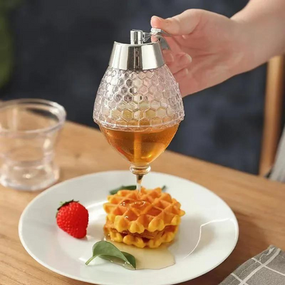 Convenient Honey Dispenser with Elegant Design