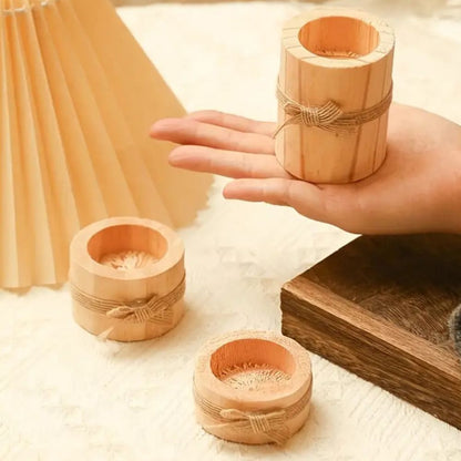 Natural Charm Candle Holders | Set of 3