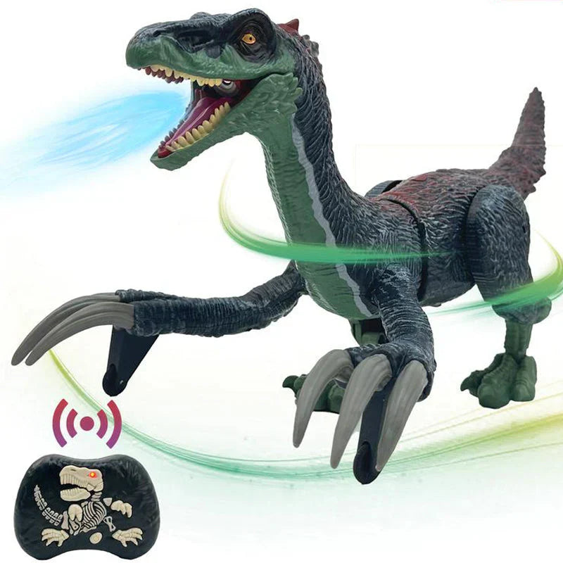 Remote-Controlled Dinosaur with Mist Spray Feature