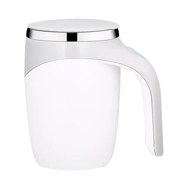 Self-Stirring Mug | Automatic Mixing at the Push of a Button | Portable Stainless Steel