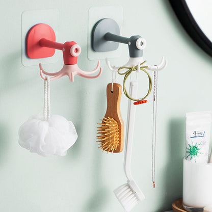 Versatile 360-Degree Rotating Organizer Hook
