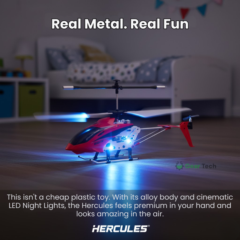 Crash-Resistant Compact Helicopter for Kids and Adults