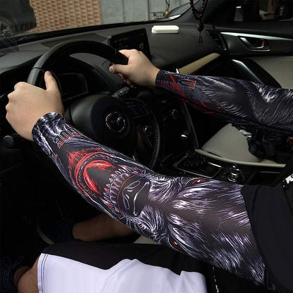 Men's Cooling Arm Sleeves for Ultimate Sun Protection