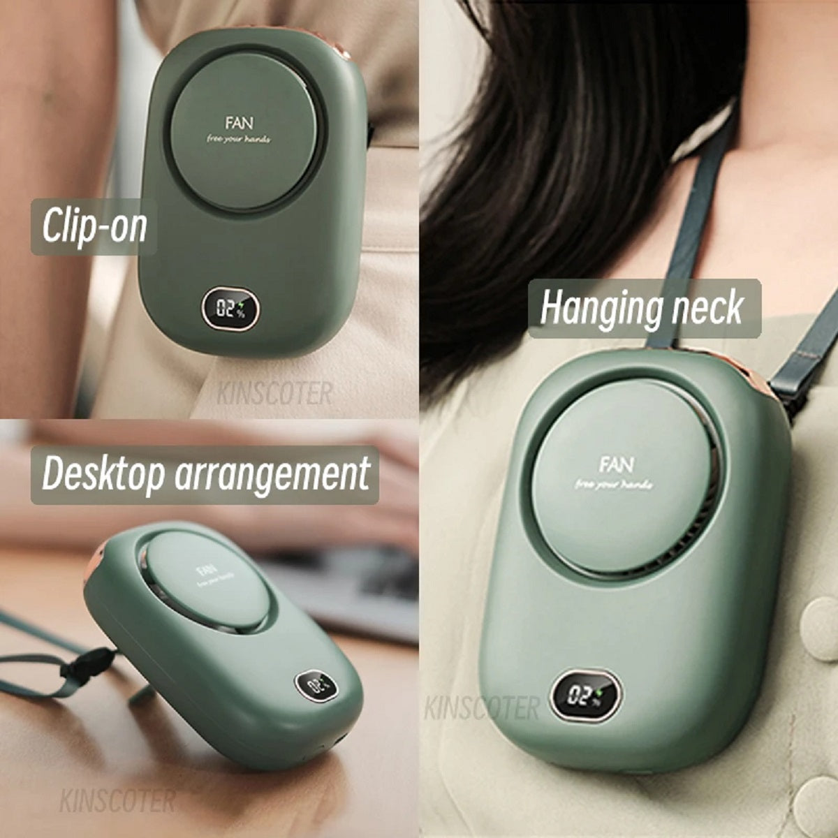 Compact Neck Fan - Mini Hanging Air Cooler