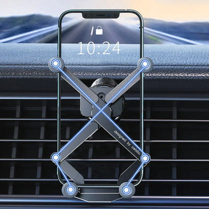 Sleek Car Phone Mount with 360-Degree Rotation