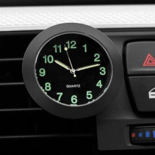 Mini Analog Car Interior Watch - Self-Adhesive Stylish Design
