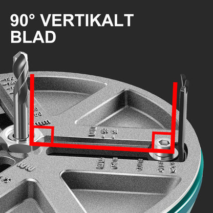 Versatile Adjustable Hole Saw Tool Set for Woodworking