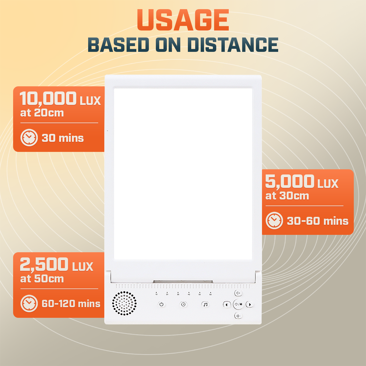 BrightWave Therapy Lamp for Daily Energy Boost