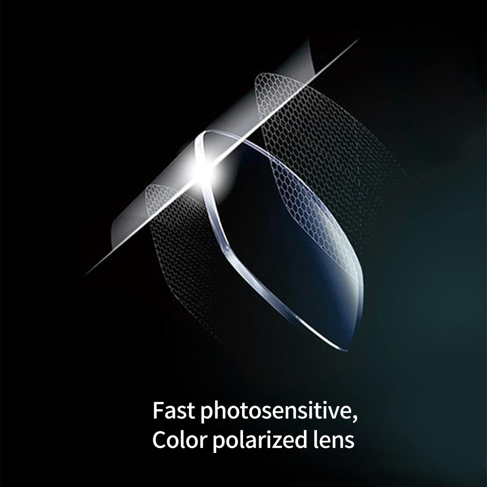 Photochromatic Sunglasses with Polarized Lenses and Anti-Glare Coating