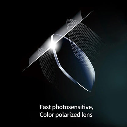 Photochromatic Sunglasses with Polarized Lenses and Anti-Glare Coating