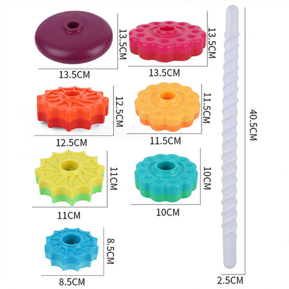 Vibrant Learning Stacking Tower for Kids