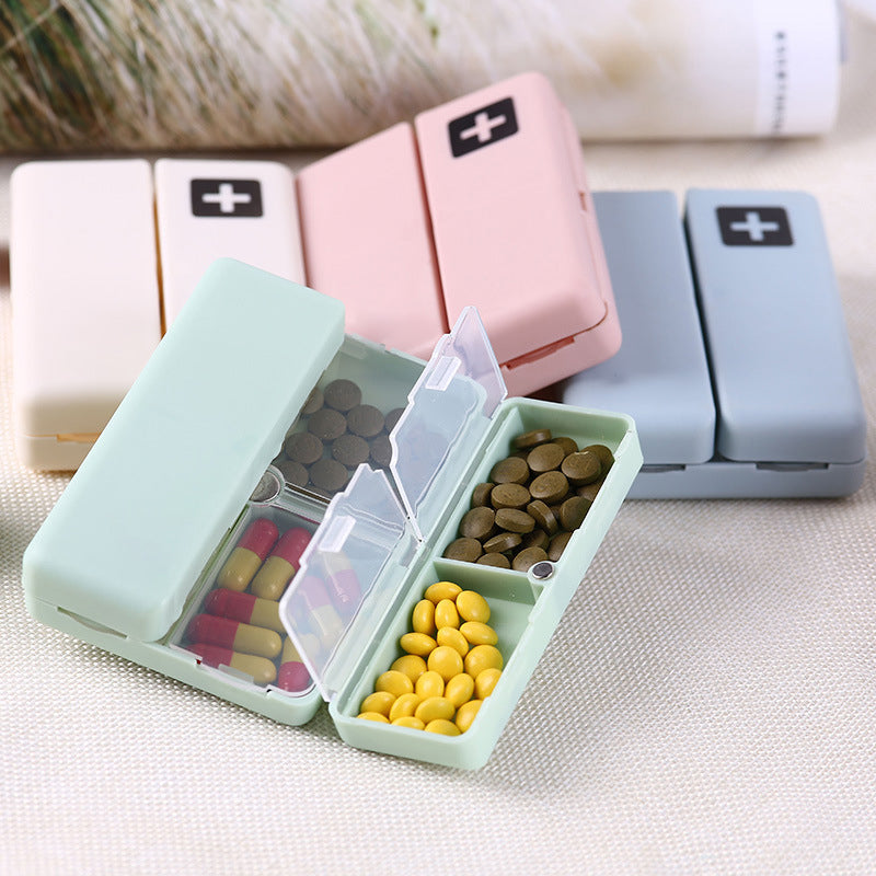 Portable Medication Organizer with 7 Compartments