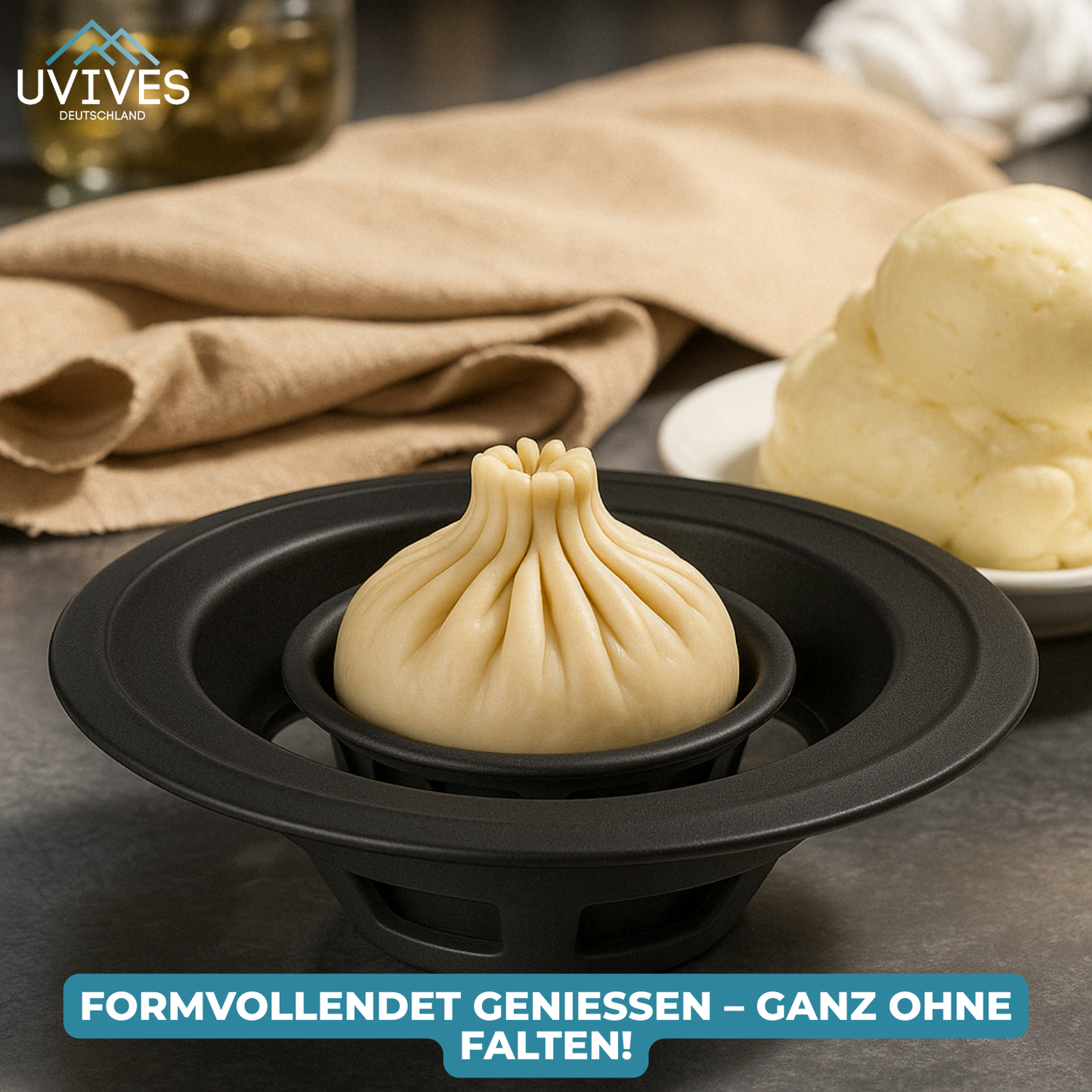 Dough Maker for Buns and Dumplings in Flower Shape