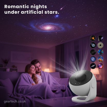 Bedroom Relaxation Projector Lamp with Starry Sky Effect