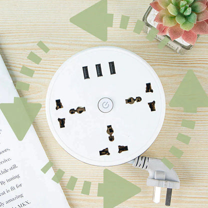 Compact Retractable Power Hub for All Your Charging Needs
