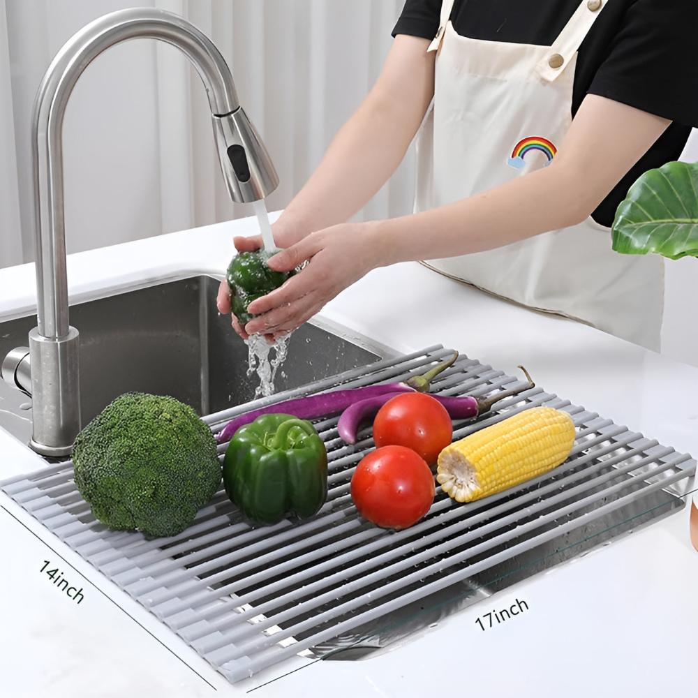 Durable Stainless Steel Over-Sink Drying Rack