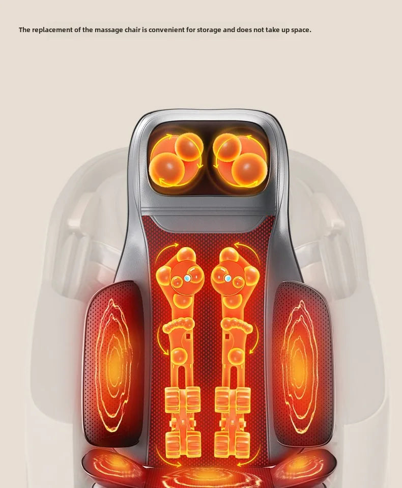 Heat-Enhanced Massage Cushion – Full Body Vibration for Office & Car