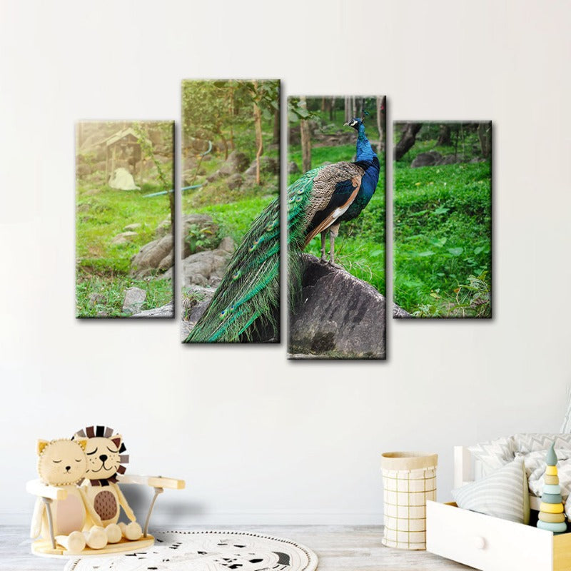 Serene Majesty Canvas Art Set - 4 Panels