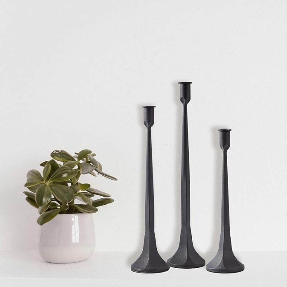 Industrial Elegance Candle Holder Set | 3-Piece Collection