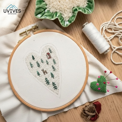Handcrafted Christmas Decoration with Love for Winter