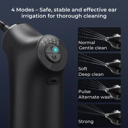 Electric Ear Wax Cleaner – Adjustable Water Jet with Silicone Tip