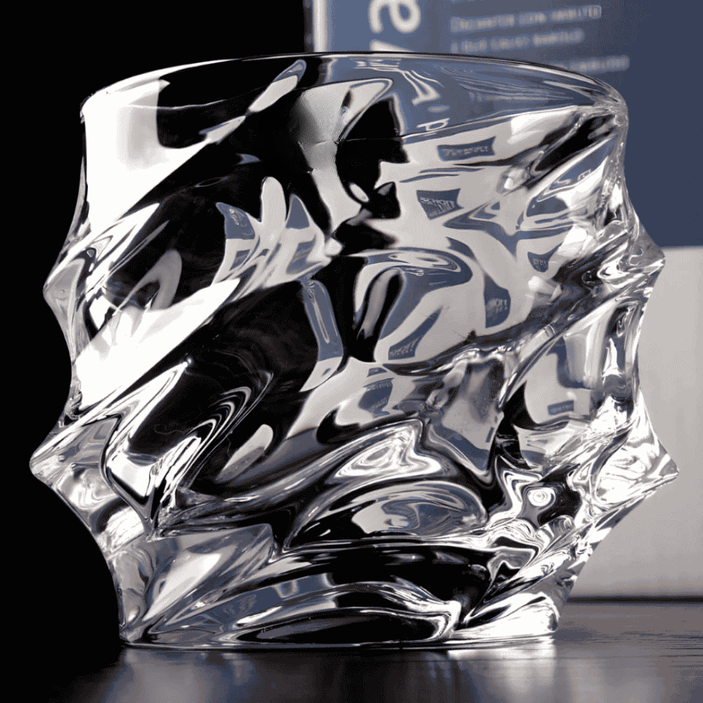 Whisky Glass with Crystal Design
