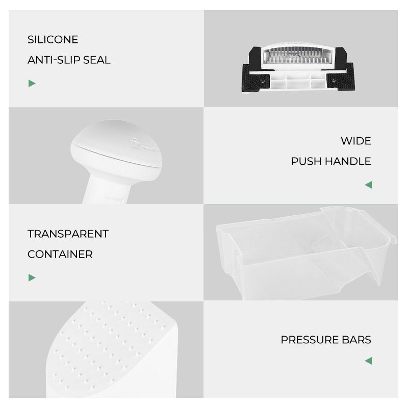 Versatile Vegetable Slicer with Adjustable Safety Features