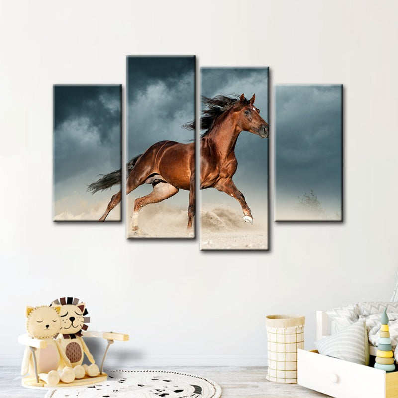Stunning Horse Canvas Art Set for Vibrant Interiors