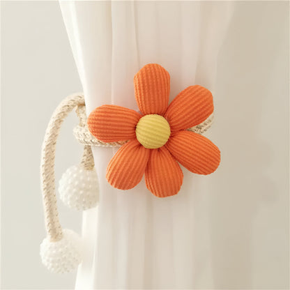 Charming Floral Curtain Holders for a Stylish Touch