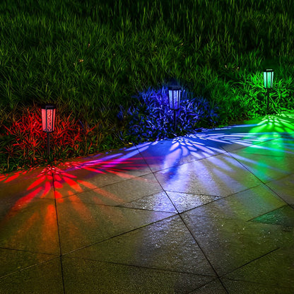 Single Waterproof Solar Lamp with Colour Changing LED - IP65 Outdoor Light