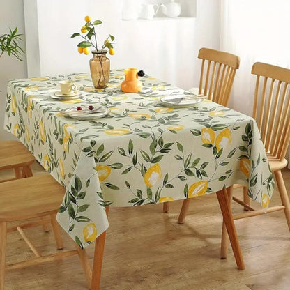 Fresh Citrus Table Cover for Stylish Gatherings