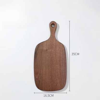 Stylish Solid Cutting and Serving Board Made from Walnut Wood