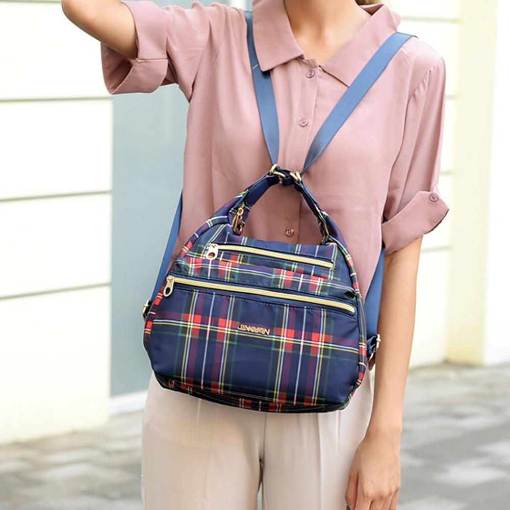 Versatile Bag with Double Zippers – Backpack, Handbag, Crossbody